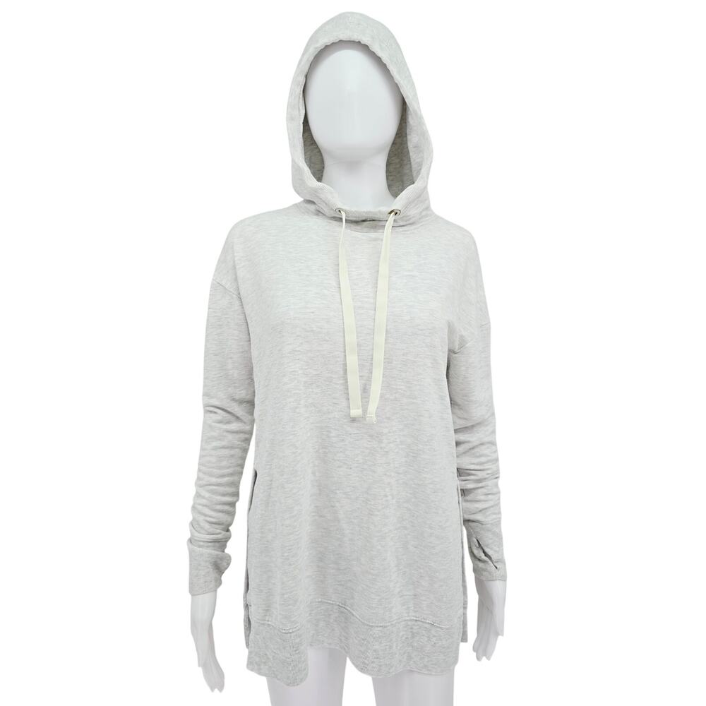 Athleta Sayulita Hoodie Pullover Jacket Light Gray S
